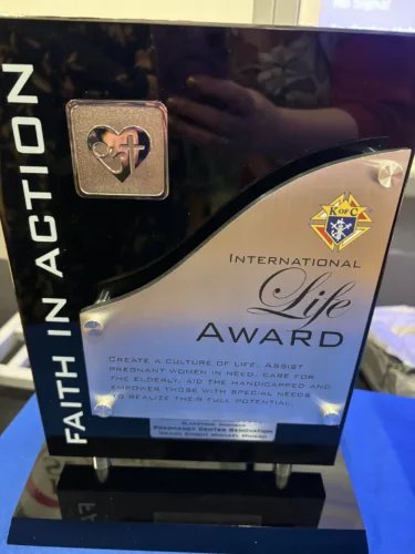 Gladstone KofC recognized at global awards